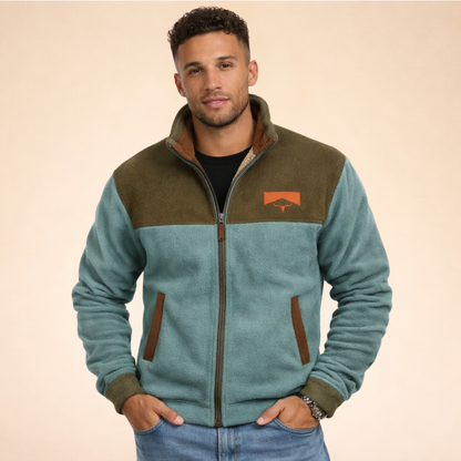 Merino Fleecejack Warm en Licht voor Buiten