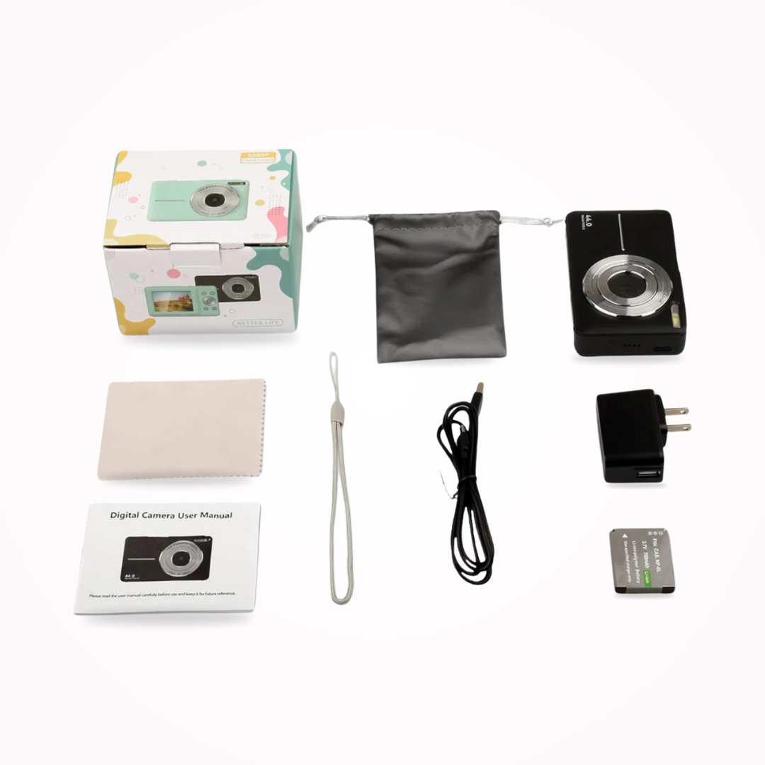 Digitale Camera Retro Vintage 1080p Compact Draagbaar Nostalgisch Ontwerp