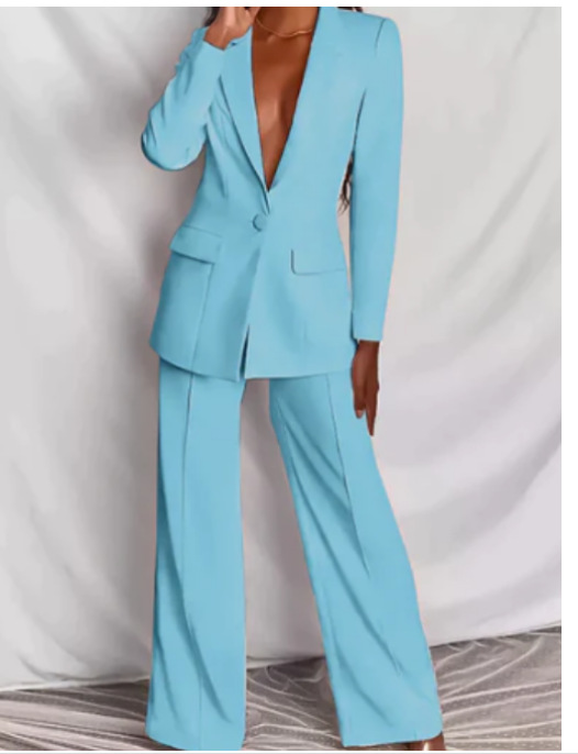 Ludovica Blazer Broek Set voor Vrouw