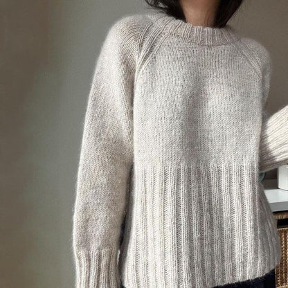 Dames Sweatshirt Zachte Raglan Trui Stijlvol