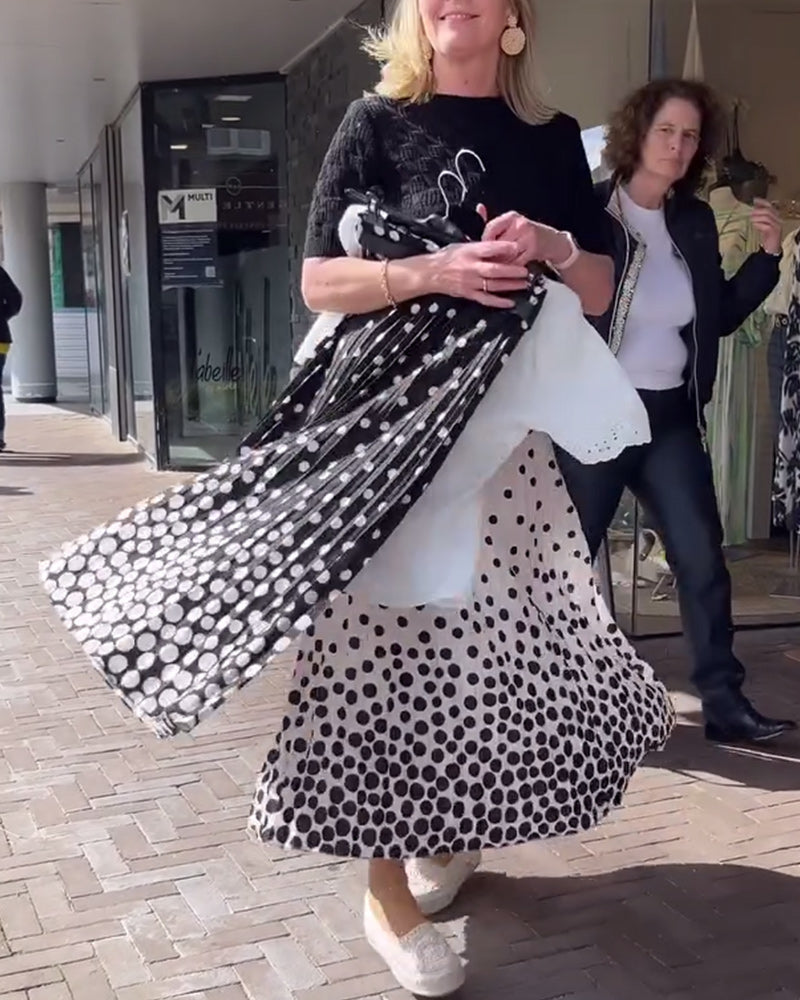 Elegante Rok met Plooi