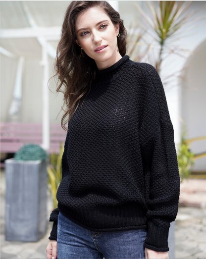 Dames Trui Warm en Elegant met Grove Steek
