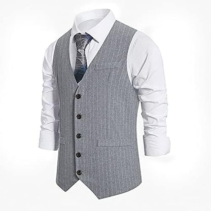 Adriano | Comfortabele Gilet met Ritszakken