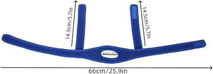 Anti-Snurk Kinband Verstelbaar Neopreen Slaapband Tegen Snurken 54-68cm