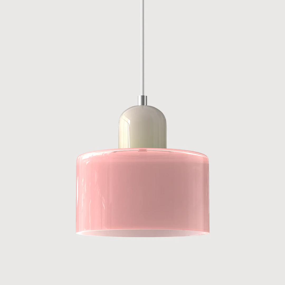 Sansoti | Lismeno Retro Hanglamp – Glazen Hanglamp met Warm Licht voor Eettafel, Keuken & Woonkamer