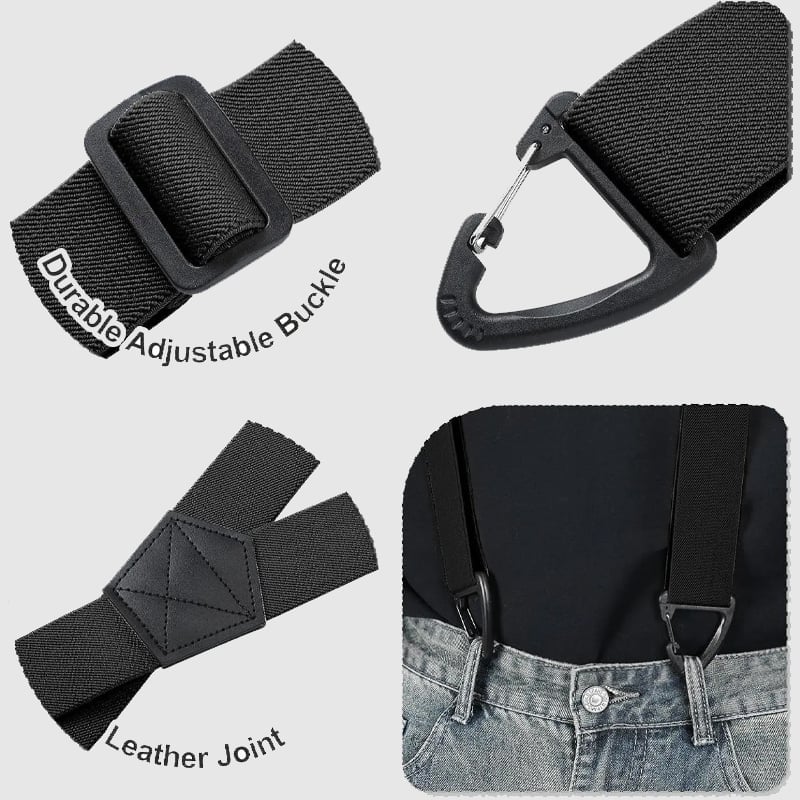 Bretels met 4 Clips – Verstelbaar en Antislip voor Comfortabel Draaggemak