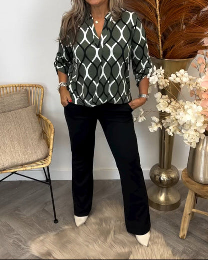 Dames Blouse Casual Losvallend Model