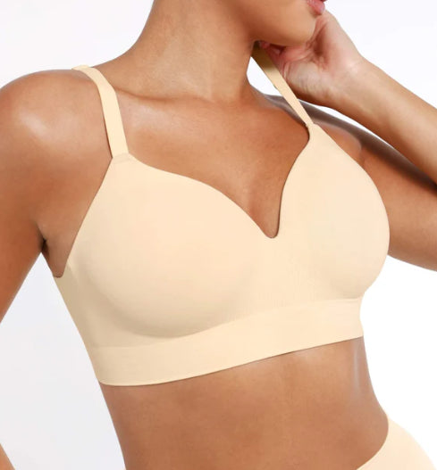 Dames Beha Zonder Beugel Naadloos Comfortabel Mauve
