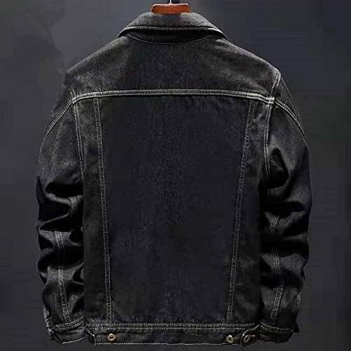 Heren Winterjas Denim Warm en Stevig