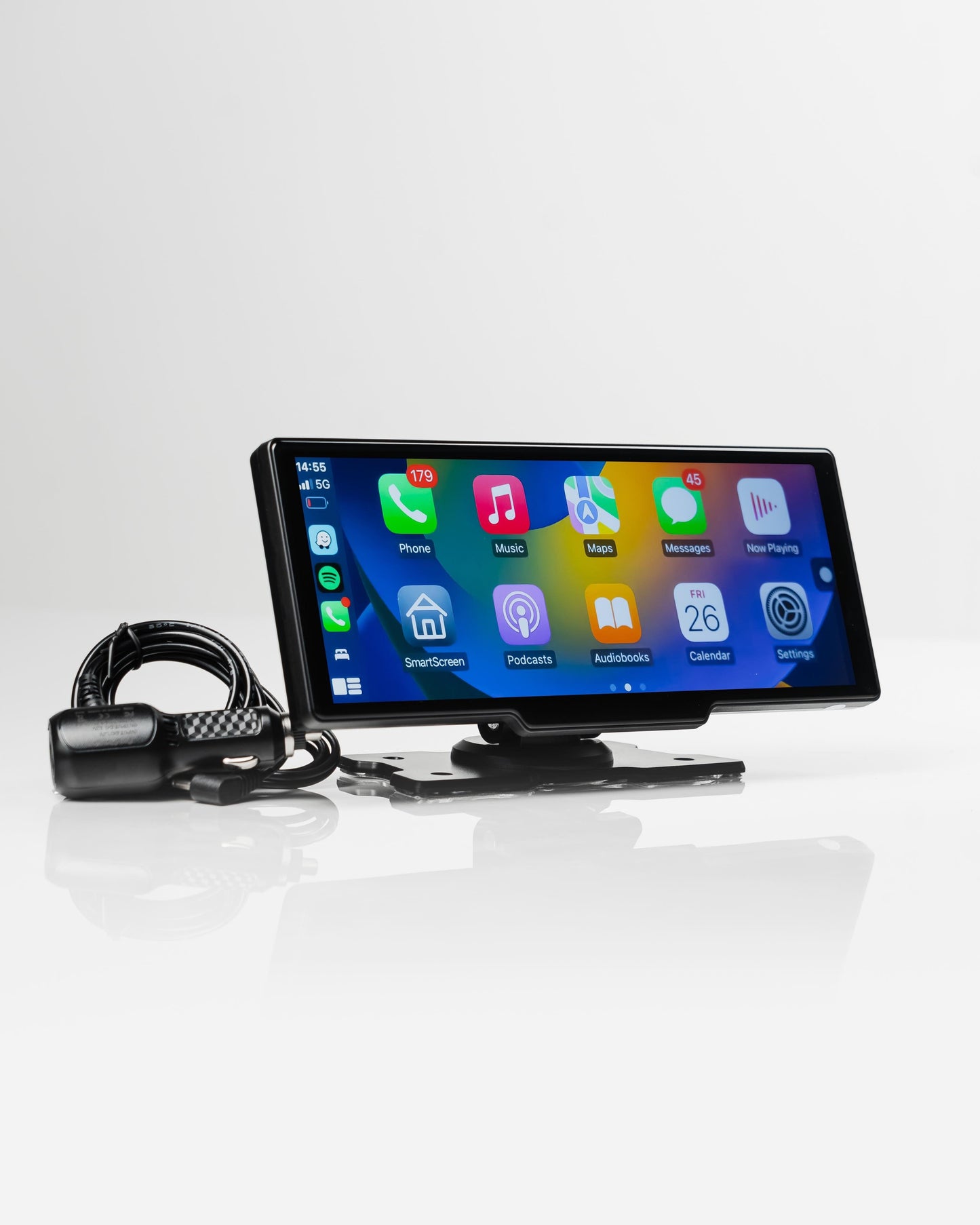 Draadloze CarPlay & Android Auto Display – Universeel Autoscherm met Touchscreen en GPS-Navigatie voor Veilige Handsfree Bediening