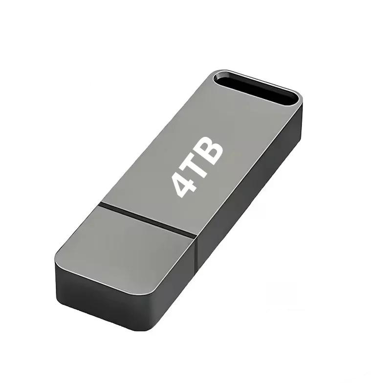 4TB USB-stick met metalen behuizing – USB 3.2, schokbestendig, compact ontwerp voor veilige dataopslag