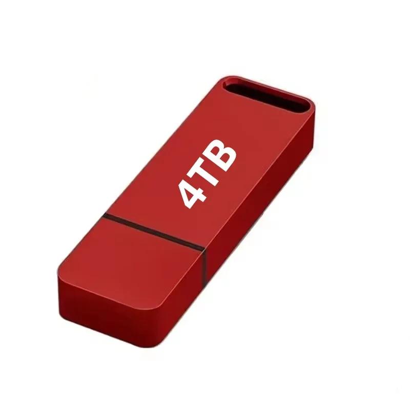 4TB USB-stick met metalen behuizing – USB 3.2, schokbestendig, compact ontwerp voor veilige dataopslag