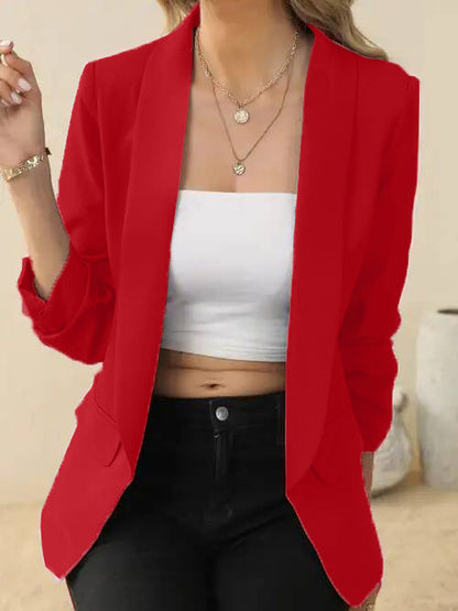 Dames Blazer Elegante Kantoorkleding Trendy Stijl