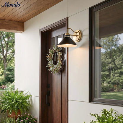 Globe Wandlamp met Gebogen Arm – Moderne Industriële Verlichting voor Badkamer, Slaapkamer en Gang