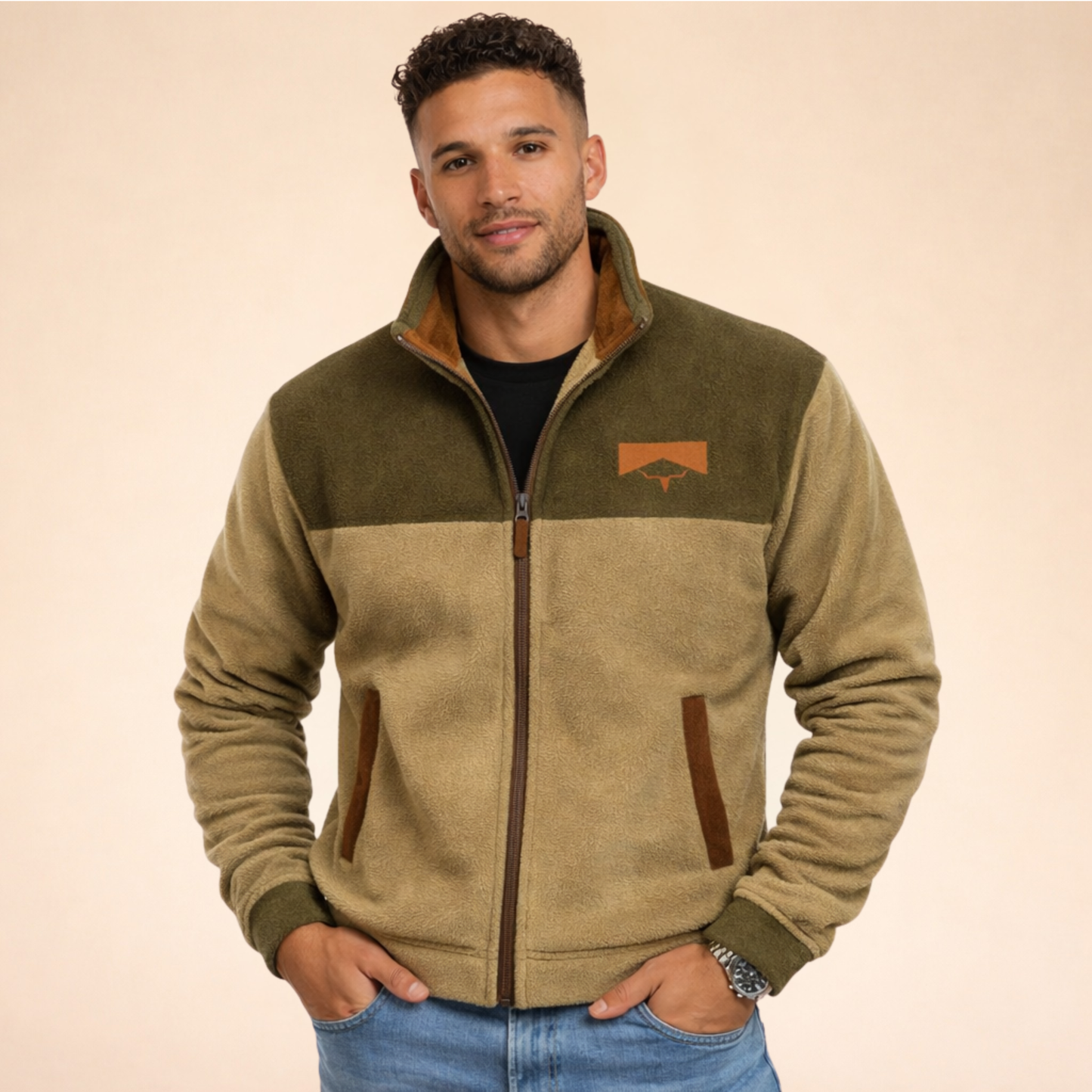 Merino Fleecejack Warm en Licht voor Buiten