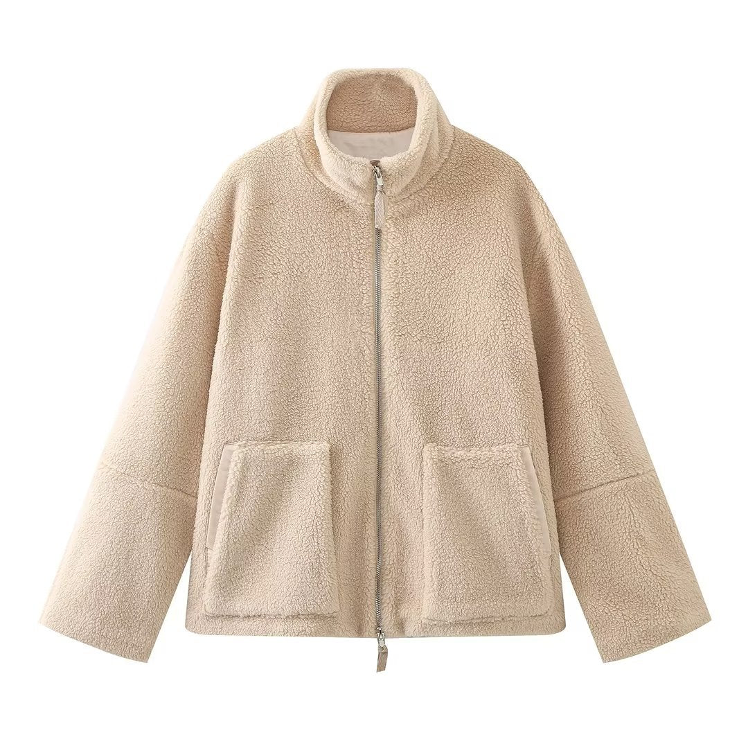 Teddyjas Dames Zacht Comfortabel met Ritssluiting