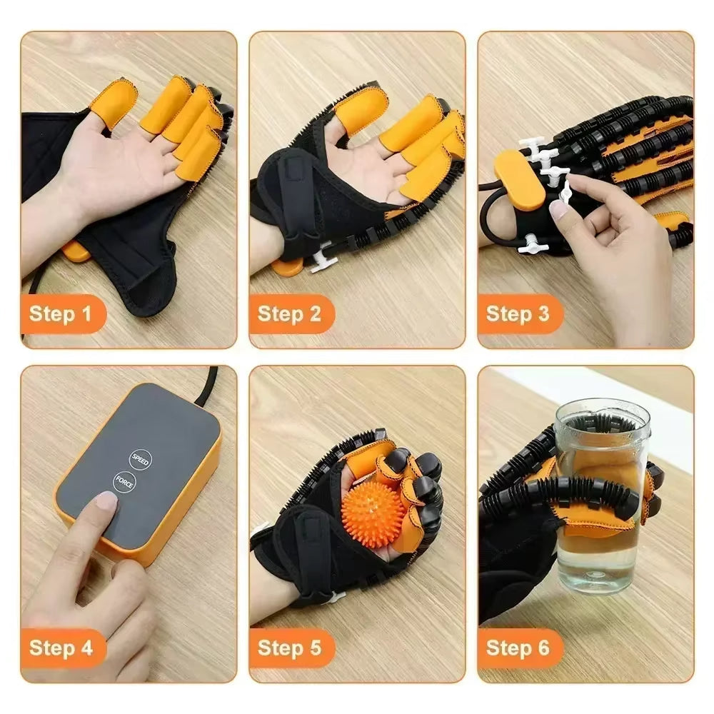 Automatische Handtrainer Handschoenen voor Revalidatie en Vingerkracht – Verstelbaar Revalidatiesysteem voor Thuis