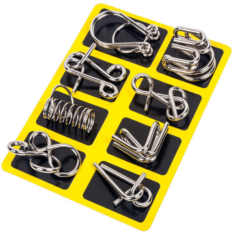 Metalen Breinbrekers Set – Denkpuzzels voor Volwassenen en Kinderen