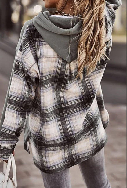 Comfortabele Sweatshirt Lange Mouwen met Patchwork Design
