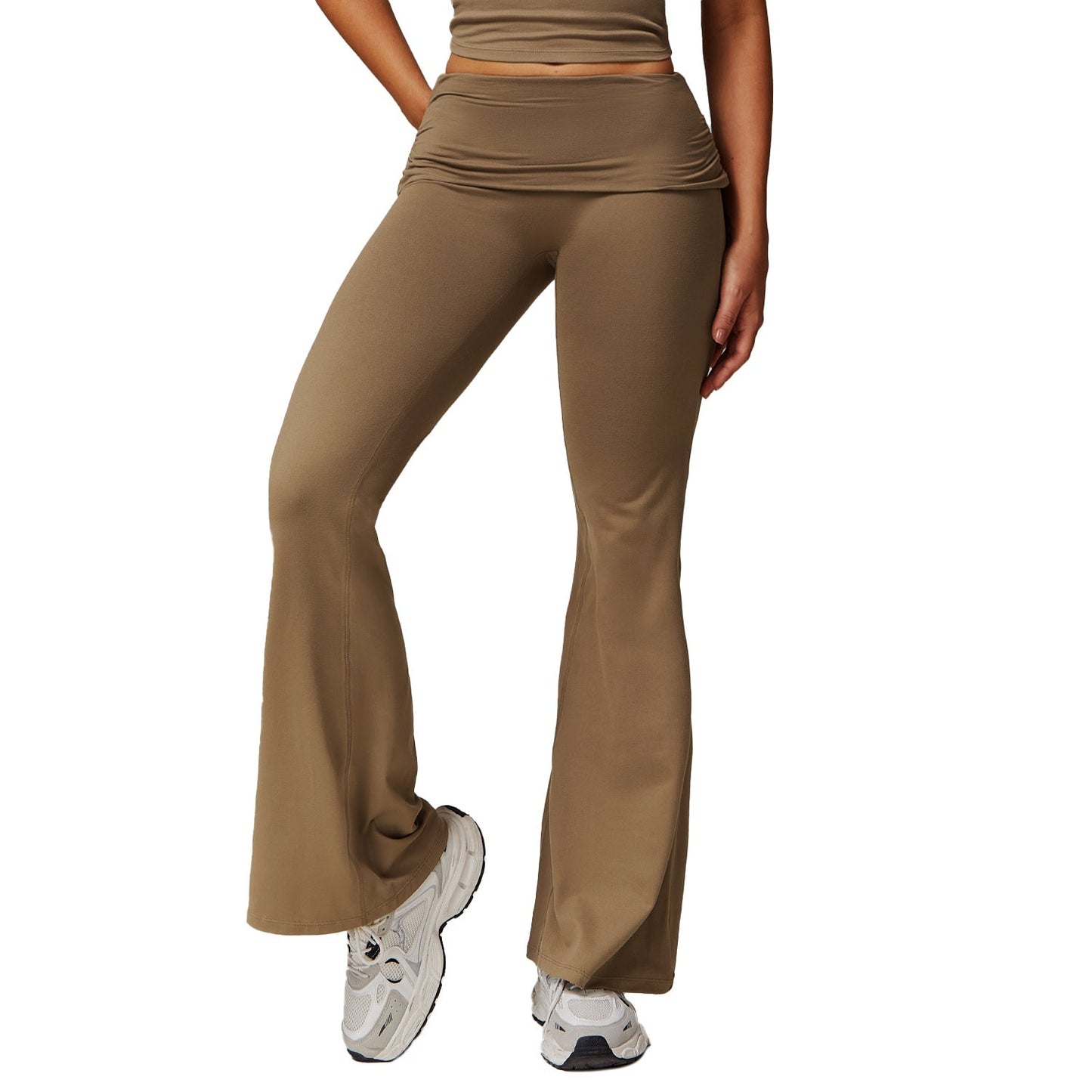 Yoga Broek Dames Hoge Taille Comfortabele Flared Sportbroek voor Vrouw