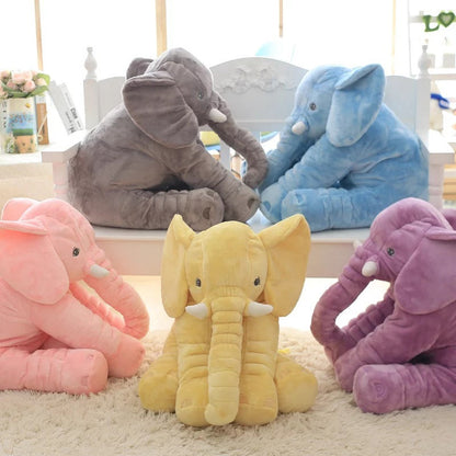 Zacht Pluche Olifant Babykussen 40cm of 60cm Knuffel voor Rust en Slaap