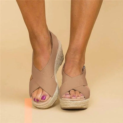 Dames Espadrilles Comfortabele Hak Orthopedisch