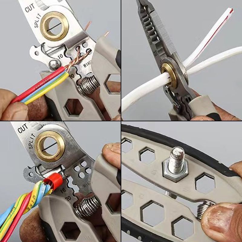 Professionele Draadtang — Strip, Knip & Krimp | Multifunctioneel Kabelhulpmiddel