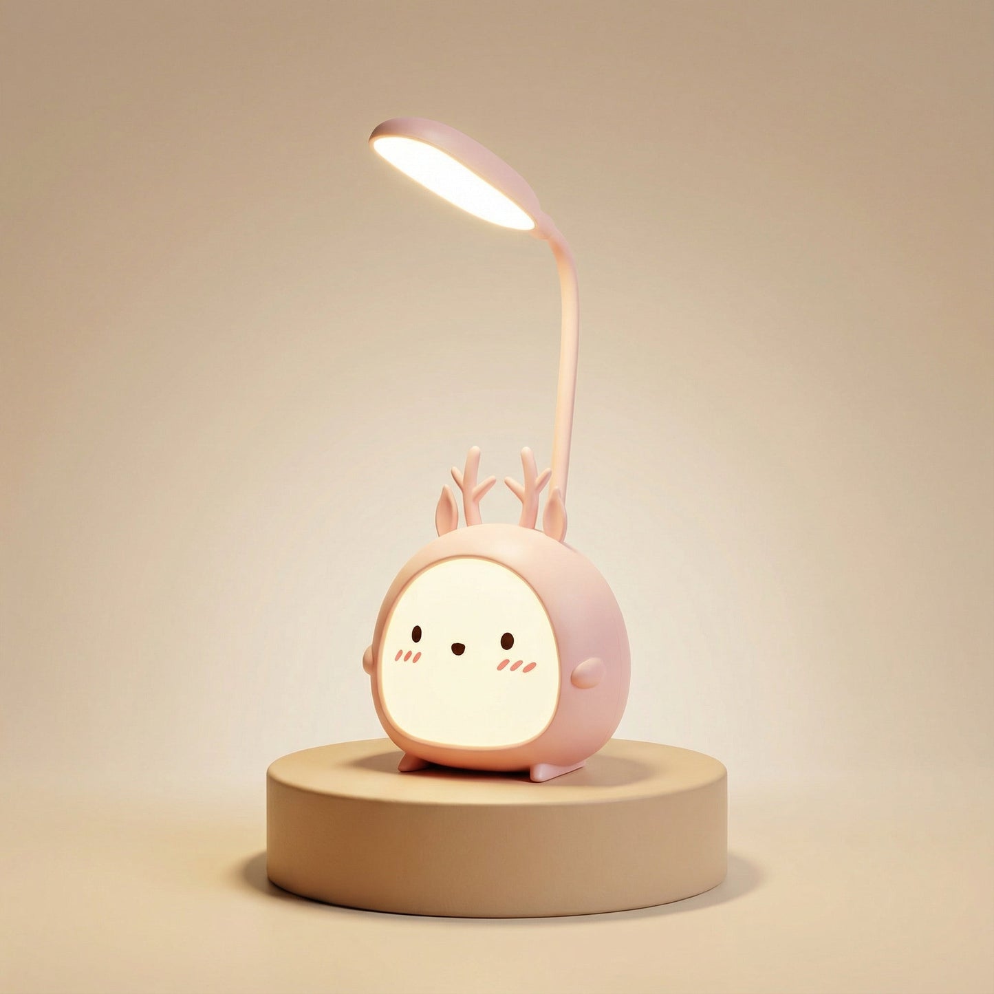 Oplaadbare Kinderlamp met Flexibele Arm en LED-Verlichting – Bureaulamp voor Kinderkamer