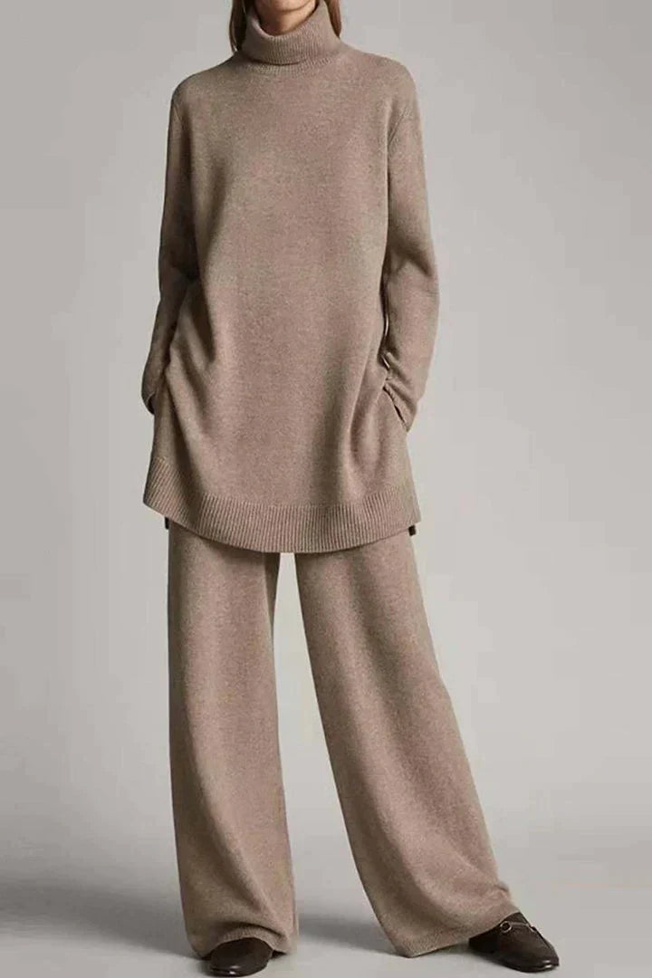 Warme Winterset Vrouw Leona Fleece Trui en Broek