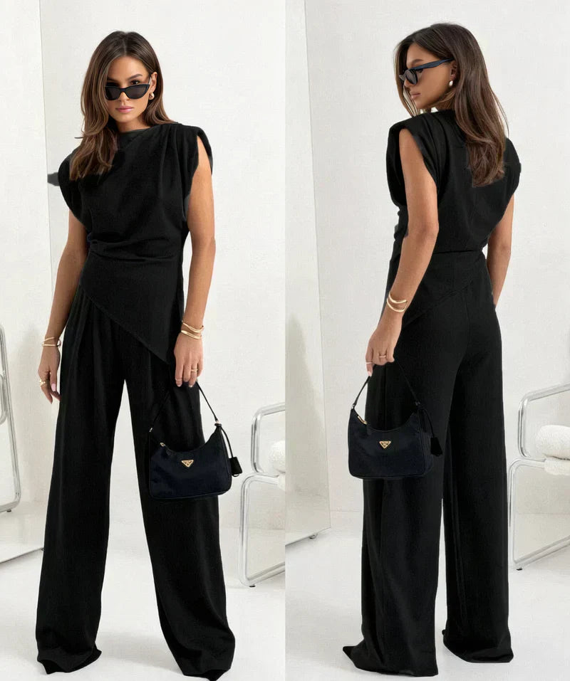 Vrouwelijke Jumpsuit Sportief Model Perfecte Pasvorm