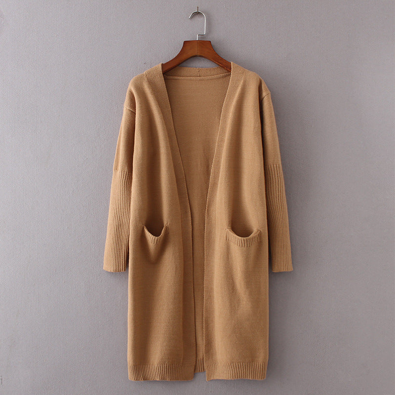 Dames Vest Warm met Grote Zakken Lange Stijlvolle Jas
