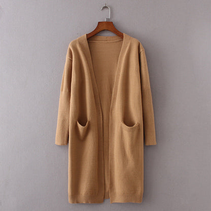 Dames Vest Warm met Grote Zakken Lange Stijlvolle Jas