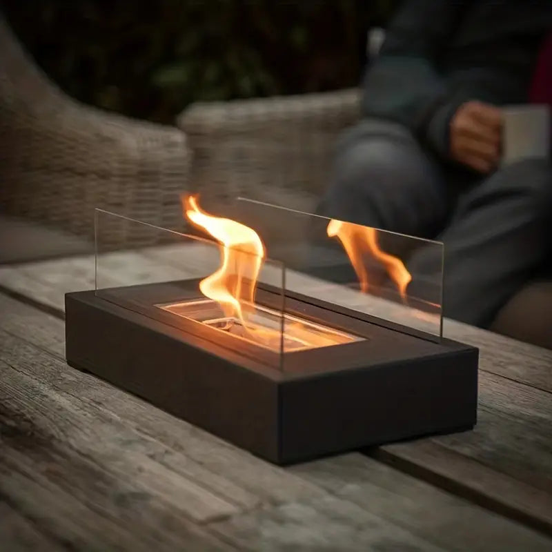 Luxe Bio-Ethanol Tafelhaard voor Binnen & Buiten – Rookvrije Sfeerhaard