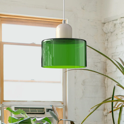 Sansoti | Lismeno Retro Hanglamp – Glazen Hanglamp met Warm Licht voor Eettafel, Keuken & Woonkamer