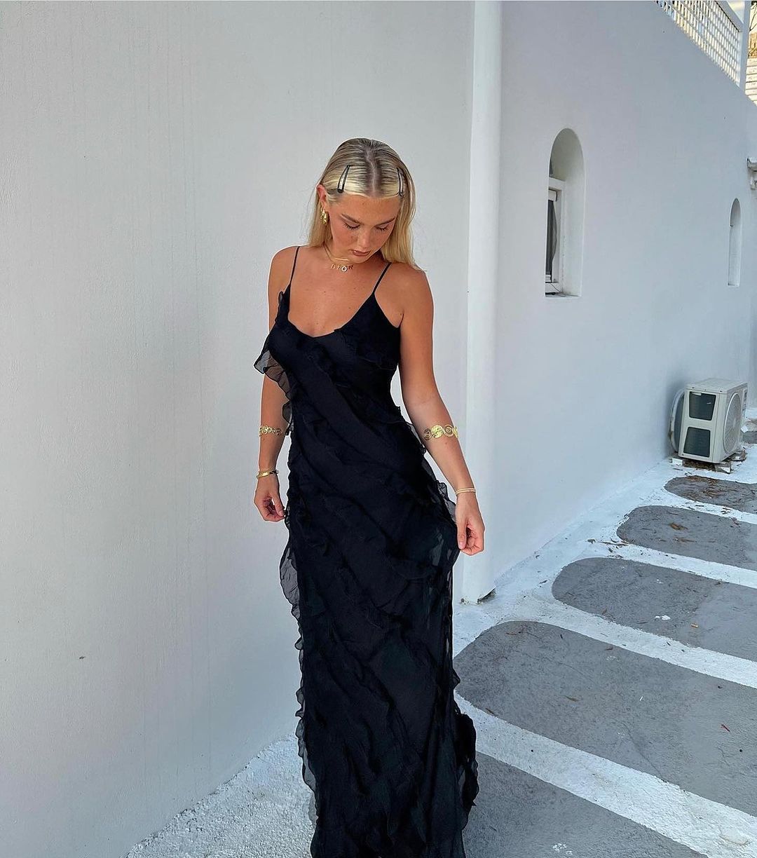 Elegante Zomerjurk voor Dames met Ruffles