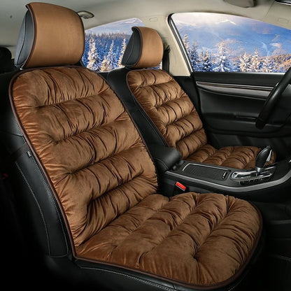 Autostoelhoes Pluche – Comfortabele Stoelbeschermer voor Auto – Universele Pasvorm met Polyestervulling