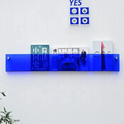 Wandplank PVC Zwevend Tijdschriftenrek 40cm 50cm 80cm Boeken Woonkamer Modern