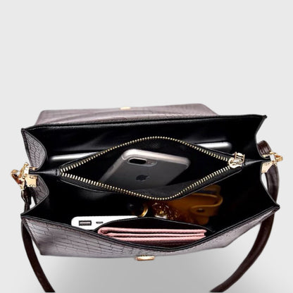 Schoudertas Crossbody Diek Maxi Croc Leer