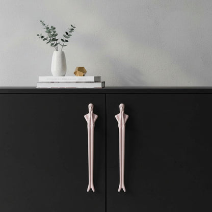 Minimalistische Kastgreep - Messing Zilver Roze - Scandinavisch Design Meubels