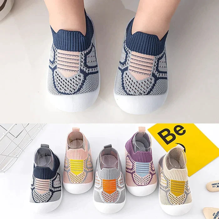 Antislip Babyschoensokken met TPR Zool Katoenen Bovenwerk voor Wandelende Peuters Eerste Stapjes Indoor