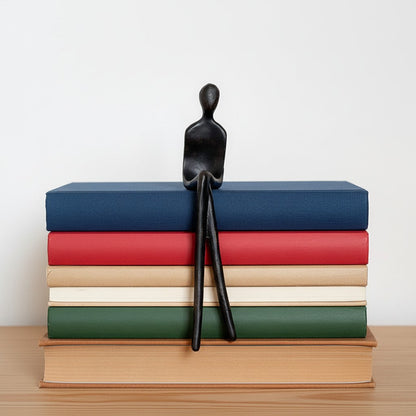 Geometrische Hondenbeeldje van IJzer – Minimalistisch Decoratief Sculptuur voor Bureau