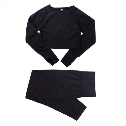 Yoga Set Dames Naadloze Legging en Sporttop