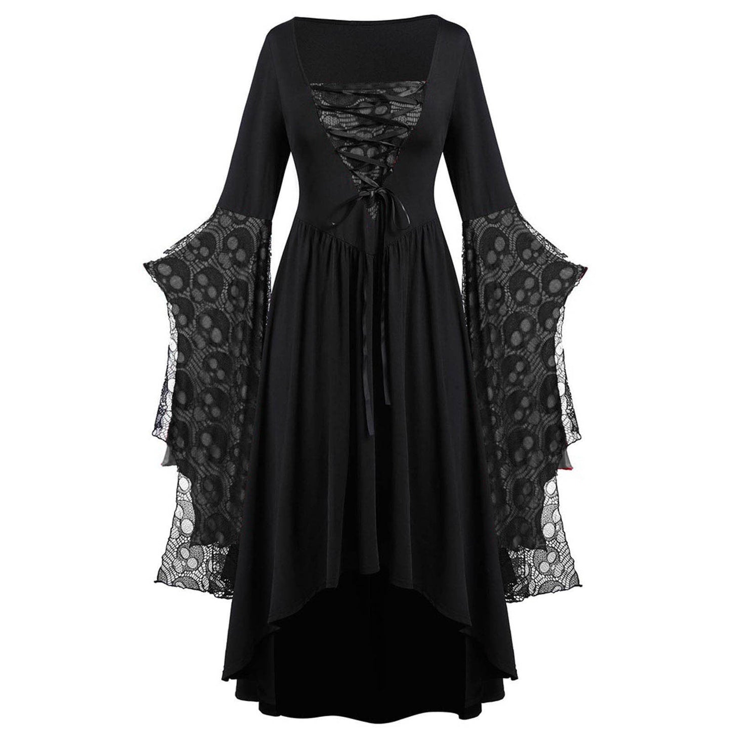 Dames Maxi Jurk Lang Met Kant Elegant