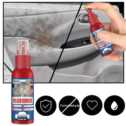 Schimmelverwijderaar Spray voor Auto 2 Stuks – Geschikt voor Leer, Stof en Kunststof Interieur