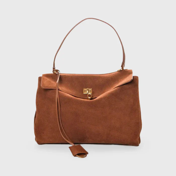 Leren Schoudertas Voor Dames - Stijlvolle Suede Design