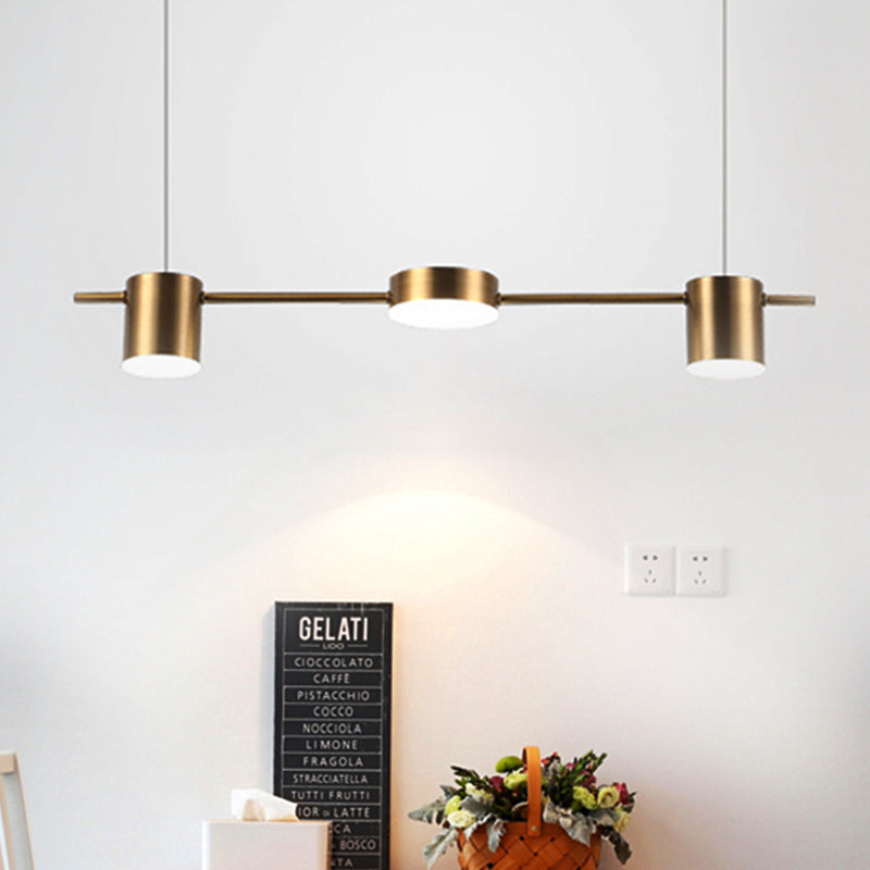 Hanglamp Aluminium Zwart Goud LED 3 5 6 Lichts Keuken Woonkamer Eetkamer Plafondlamp Spotlamp Industrieel Modern