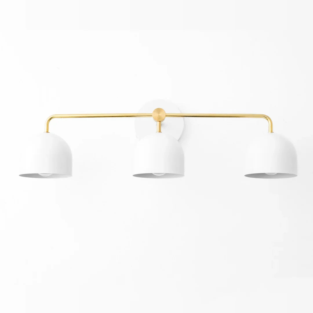 Koepelkapjes Wandlamp Modern Scandinavisch Metaal Zwart Messing 2-3 Lichtpunten Badkamer Hal Slaapkamer Sfeerverlichting