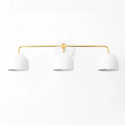Koepelkapjes Wandlamp Modern Scandinavisch Metaal Zwart Messing 2-3 Lichtpunten Badkamer Hal Slaapkamer Sfeerverlichting
