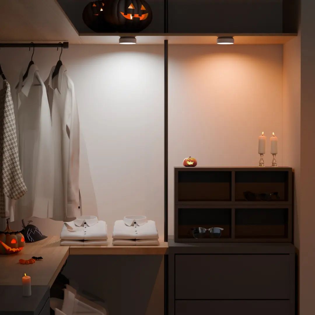 Oplaadbare LED-Spotlights met Bewegingssensor en Dimfunctie – Set van 3 Magnetische Draadloze Lampen voor Elke Kamer