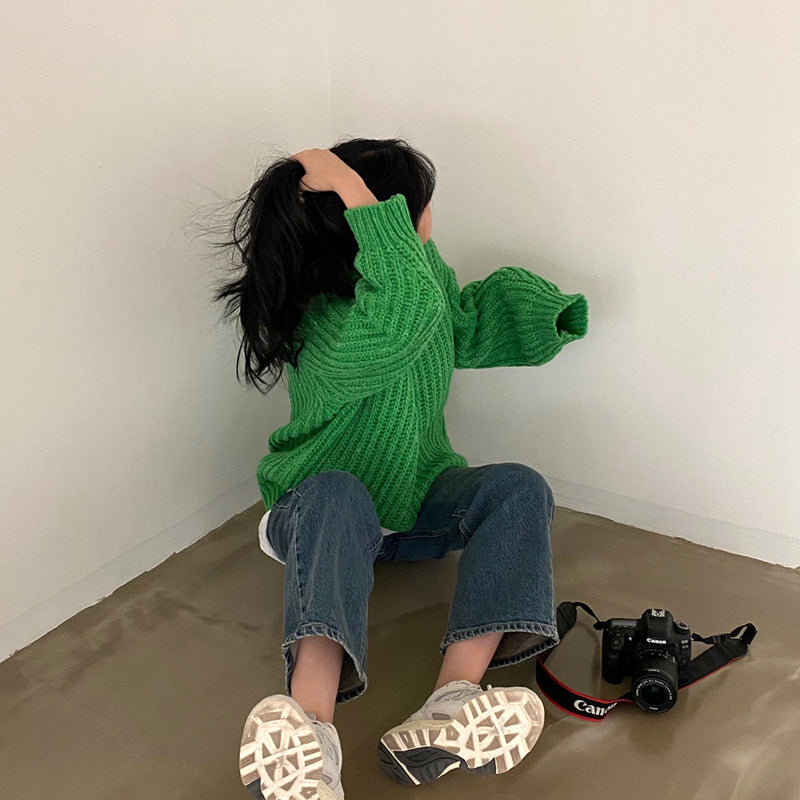 Dames Trui Gebreid Oversized Warme Modieuze Truien